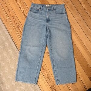 Madewell Perfect Vintage Wide-Leg Crop Jean